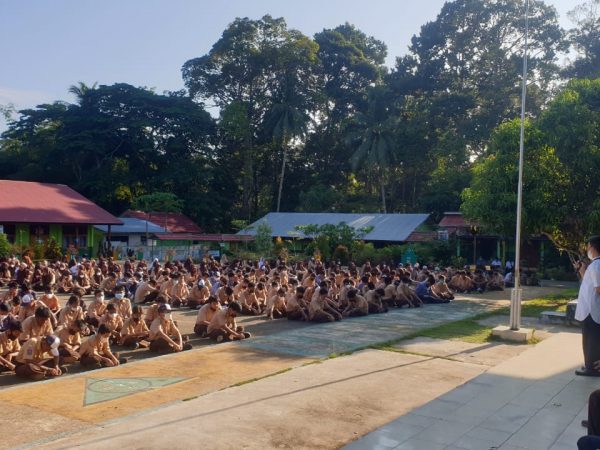 Hari Pertama Masuk Sekolah setelah Libur Idul Fitri & Halal bi Halal di SMP Negeri 2 Sijuk