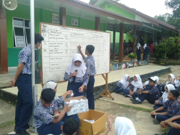 Pemilihan Ketua dan Wakil Ketua OSIS SMPN 2 Sijuk Tahun Pelajaran 2022/2023