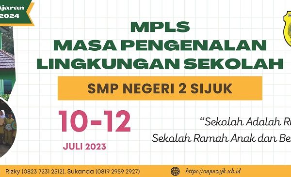 MPLS SMPN 2 Sijuk “Merajut Keakraban di Awal Tahun Ajaran Baru” MPLS SMPN 2 Sijuk “Merajut Keakraban di Awal Tahun Ajaran Baru”