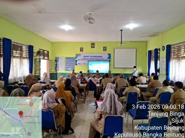 Menata PTK, Menguatkan Layanan Pendidikan: Rapat Koordinasi Penataan dan Pendistribusian PTK Jenjang TK, SD, dan SMP Kabupaten Belitung