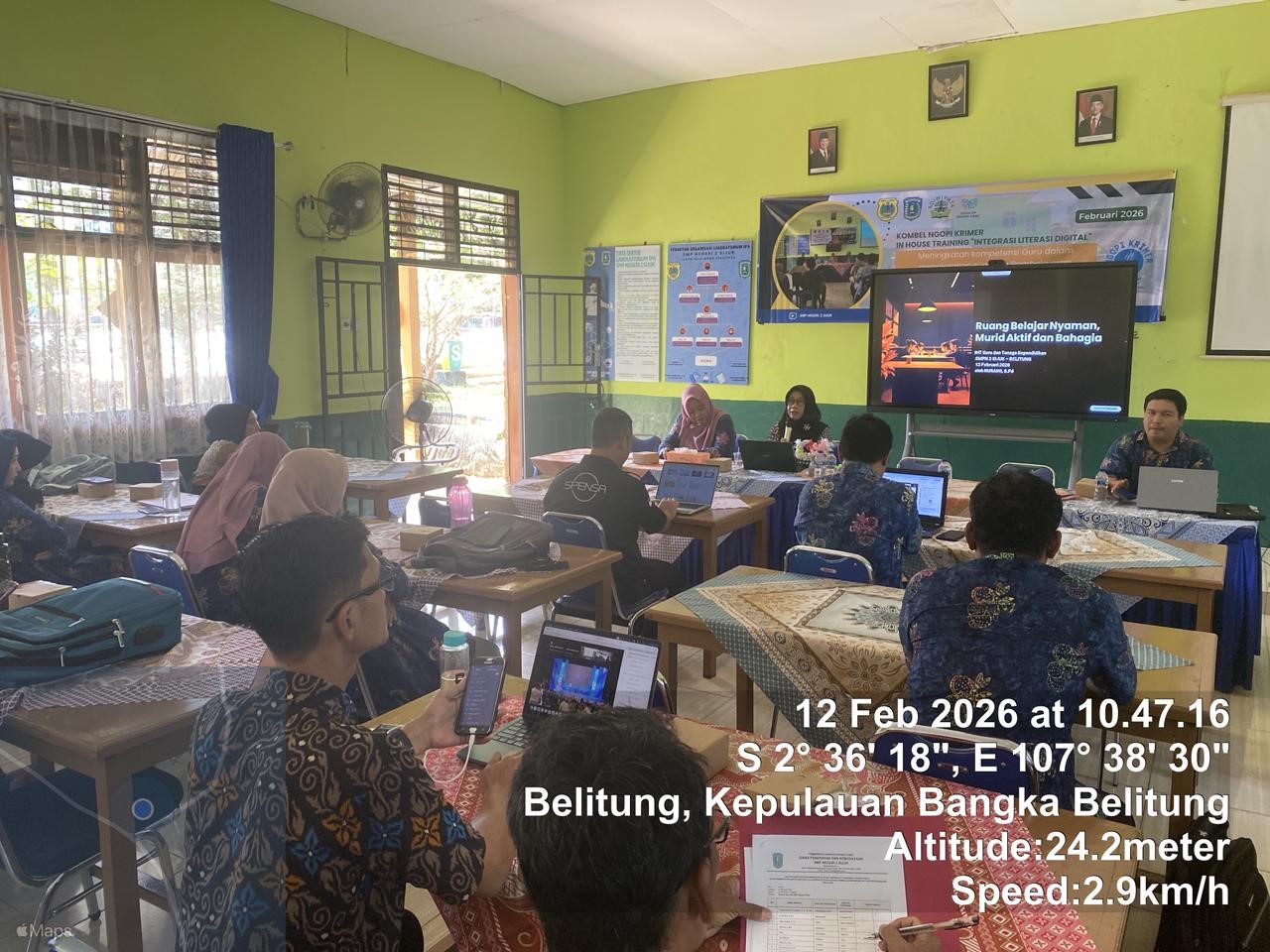 Guru Melek Digital, Pembelajaran Makin Menyenangkan: Kombel Ngopi Krimer Gelar IHT Integrasi Literasi Digital